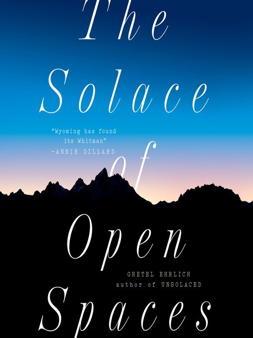 Cover image for The Solace of Open Spaces
